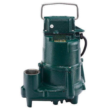 Cast Iron 1/2 HP Submersible Sump Pump (Non-Automatic)